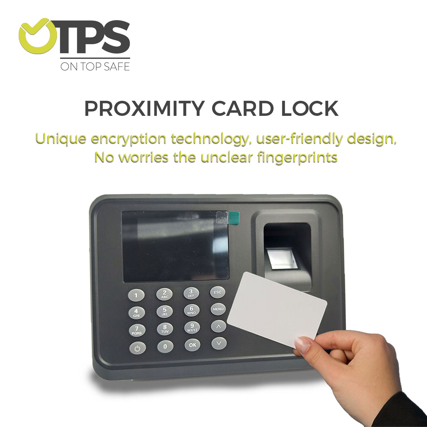 OTPS biometric fingerprint recognition time lock door access control device RFID keypad fingerprint time attendance