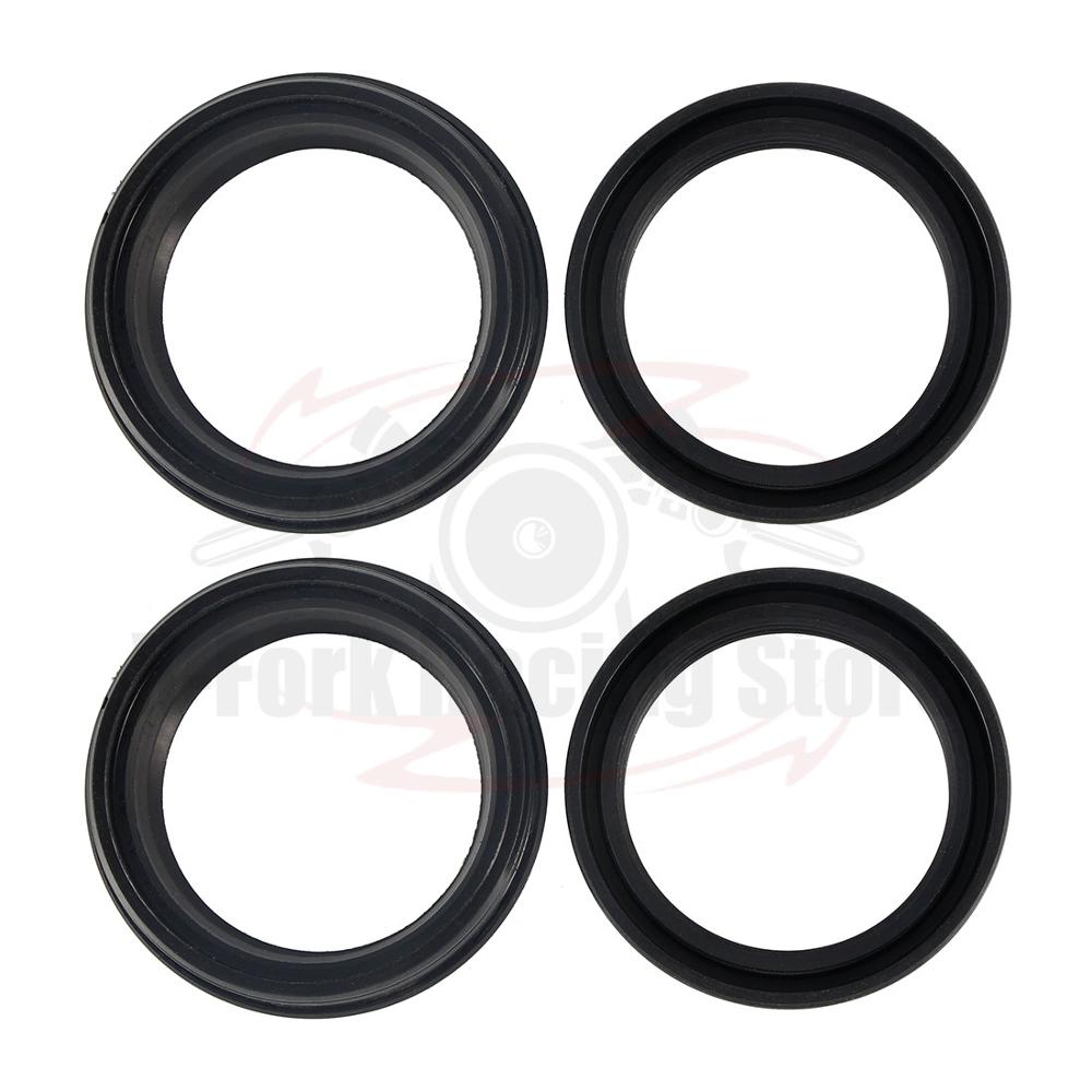 Fork Oil Seals 2PCS and Dust Seals 2 PCS Kit For Kawasaki ER6F NINJA 650R
