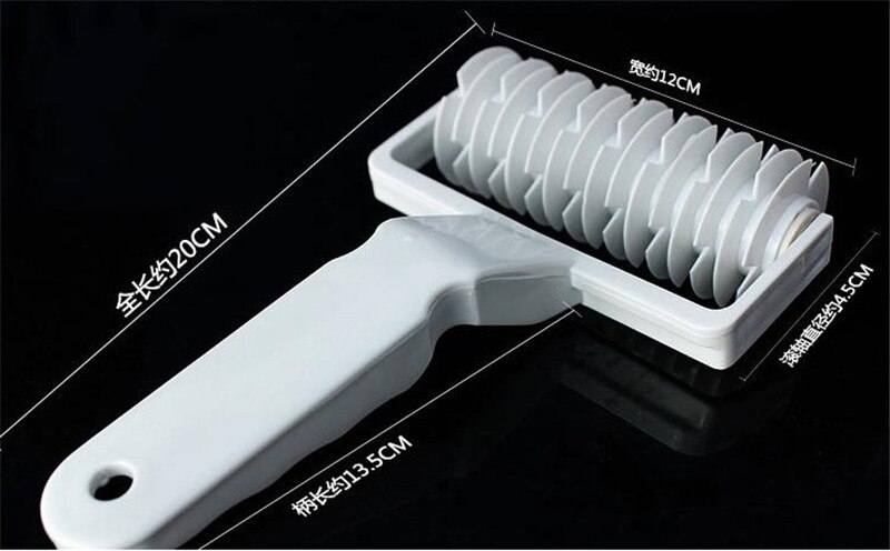 Large Size Kitchen Baking Pie Pizza Bread Pastry Tool Lattice Roller Cutter Rolling Pin