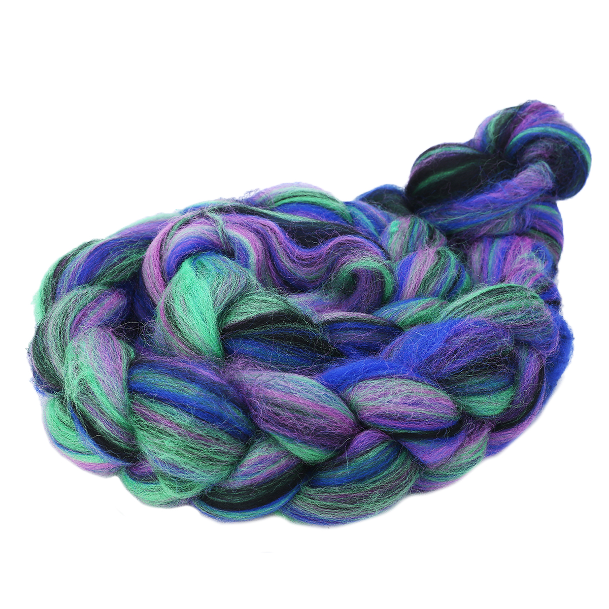 114G 4 Oz Handgemaakte Vilten Wol Moerbei Zijde Blend Wol Roving Diy Vilt Naaien Materiaal accessoires