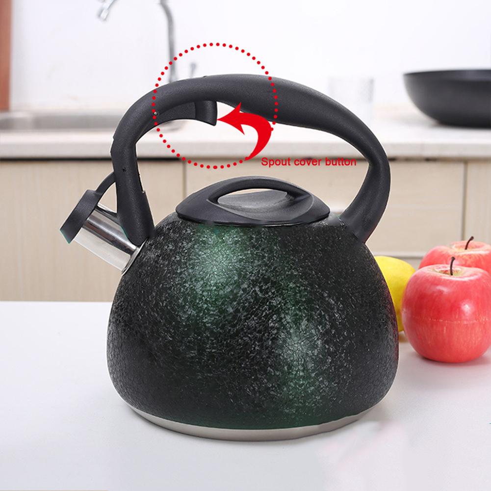 Stainless Steel 3L Water Kettle Induction Cooker Camping Kettles Stove Whistling Water Gas Teapot Cooking Tools Kitchen Tool