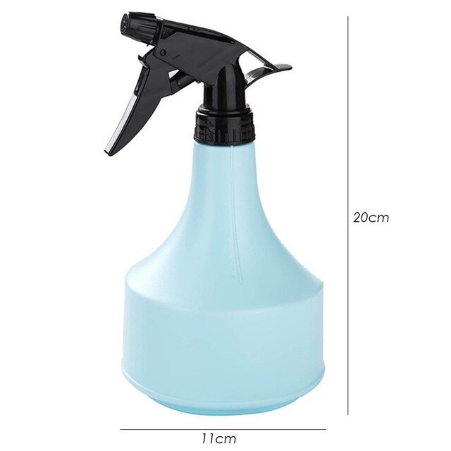 Orange 2l/3l bärbar tryck trädgård sprayflaska vattenkokare växt blommor bevattning vattenkanna spruta trädgårdsredskap: 600 ml blå