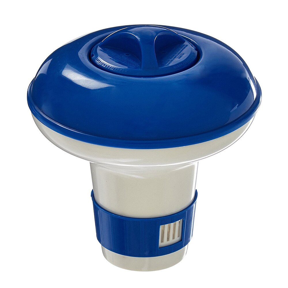 5 tum deluxe stor blå och vit flytande pool klor dispenser renare l *5: Default Title