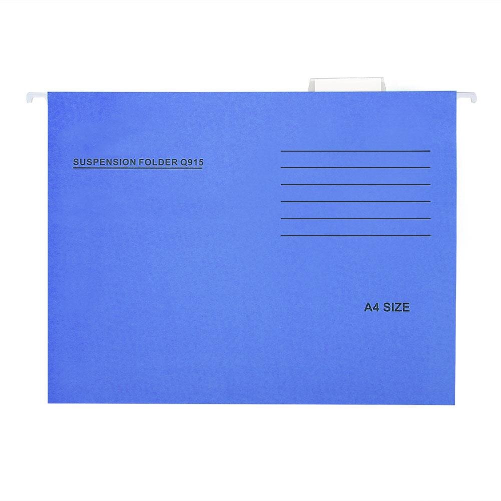 Hanging Document Folders Ultra Thin Universal A4 Adjustable Storage Filing Products Hanging Paper Folders Binding Student: Blue