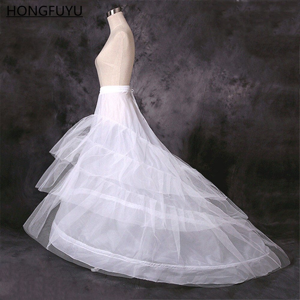 HONGFUYU-enagua Para Boda nupcial, aro de crinolina para graduación, falda de lujo, antideslizante, novedad de: 5