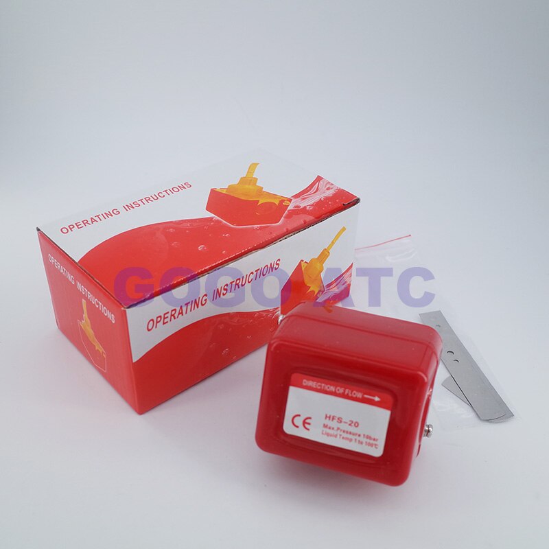 Iron base brass thread Flowmeter water flow switch stainless steel base and thread induction target flow sensor