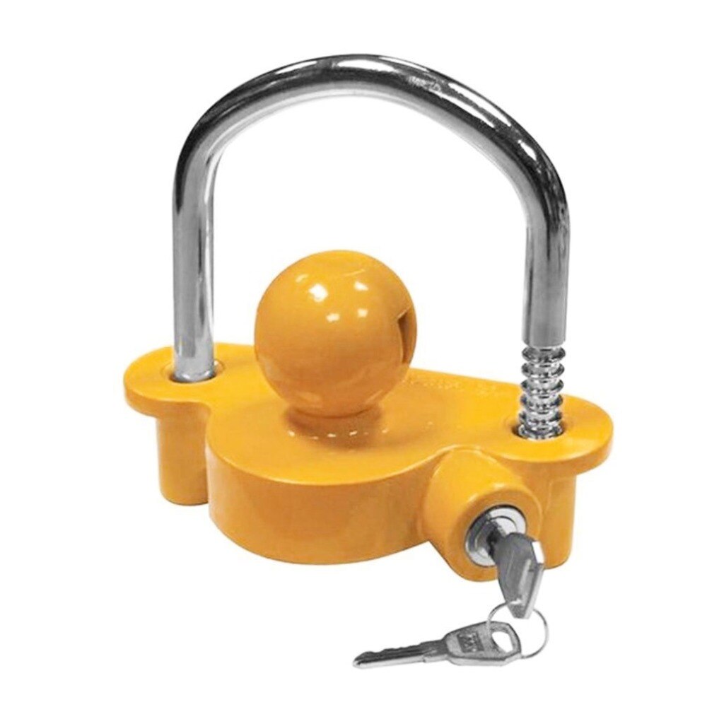 universal Anti-Theft Lock Hitch Coupling Lock Trailer Parts Tow Ball Caravan Camping Anti Theft Trailer Accessories