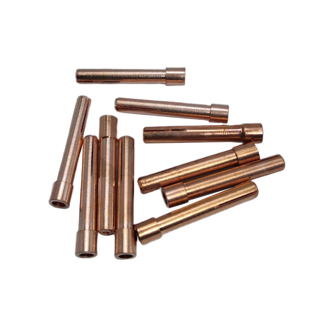 10pcs TIG Torch Collets Parts Accessories Kit Brass Copper Clip