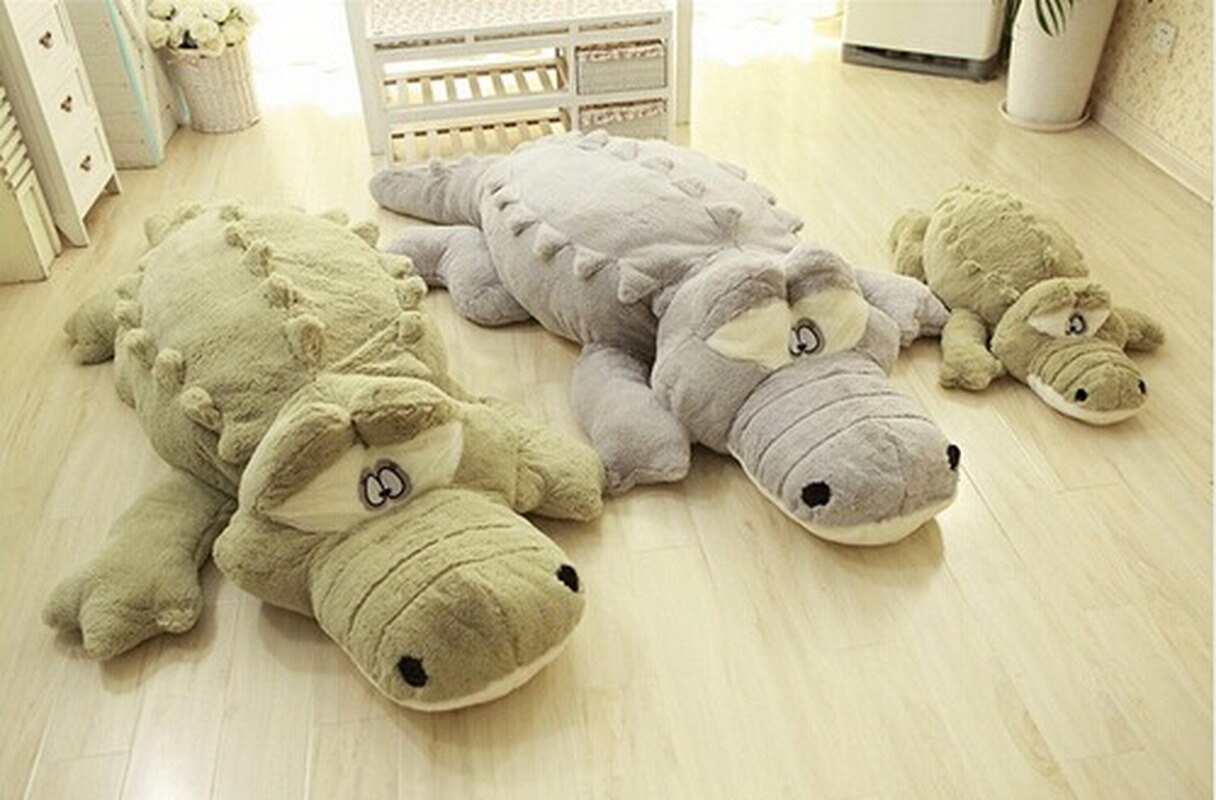 Product Lijst 200Cm Leuke Dier Grote Simulatie Krokodillenleer Knuffel Kussen Kussen Kinderspeelgoed Gewoon Huid