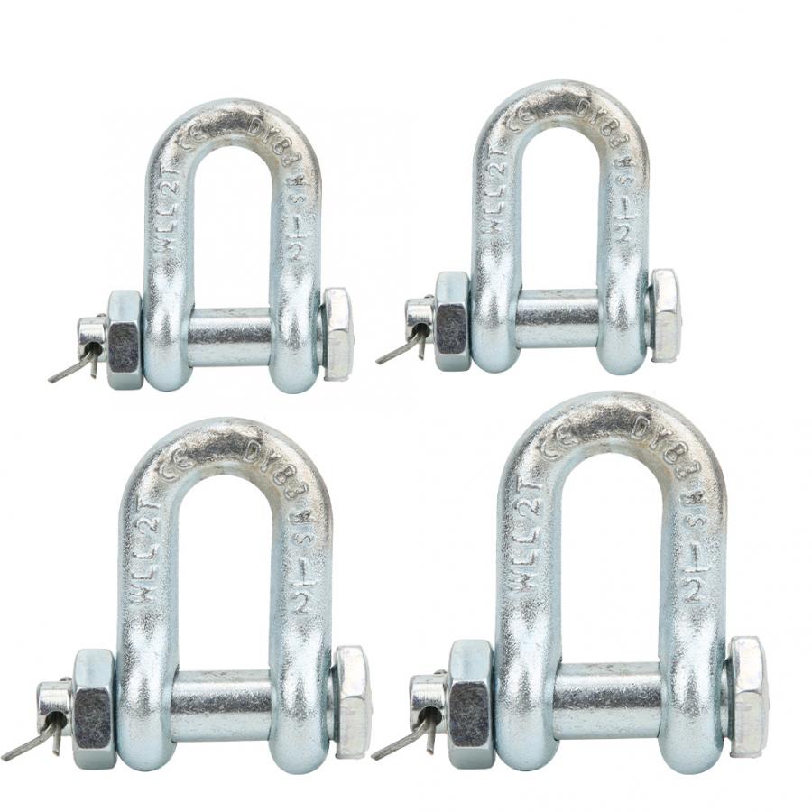 Anker hijsbeugel zware gelegeerd staal gegalvaniseerd boegtype met moer hijsmachine onderdelen scheepsmeubelonderdelen