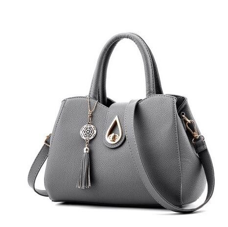 Zuid KoreaWomanTrend Lederen Messenger Tassen Handtassen Luxe Handtassen Vrouwen Tassen Hanger Shell Tas HP330Z-C: Dark Gray