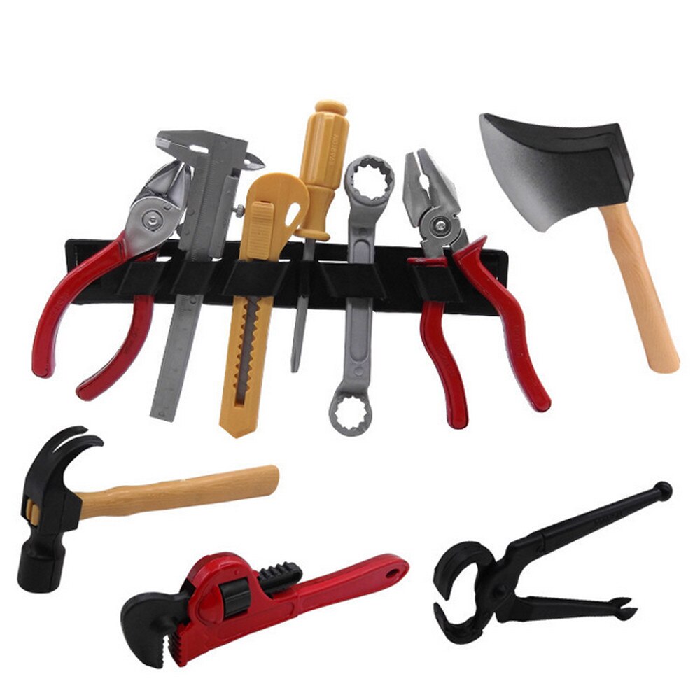 Neue Kunststoff Gebäude Tool Kits Set Kinder Diy Bau Pädagogisches Spielzeug Babys DIY Simulation Gebäude Werkzeug Spielzeug FH5