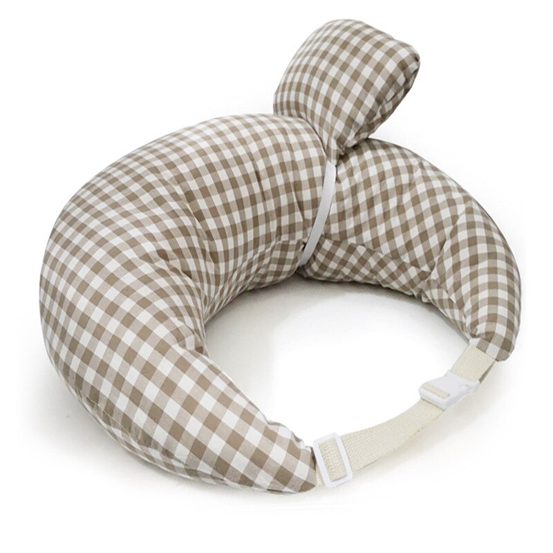 Baby Nursing Pillows Multifunction Breastfeeding Pillow Cotton Feeding Waist Cushion Infant Feeding Pillow Newborn Baby Care: Khaki