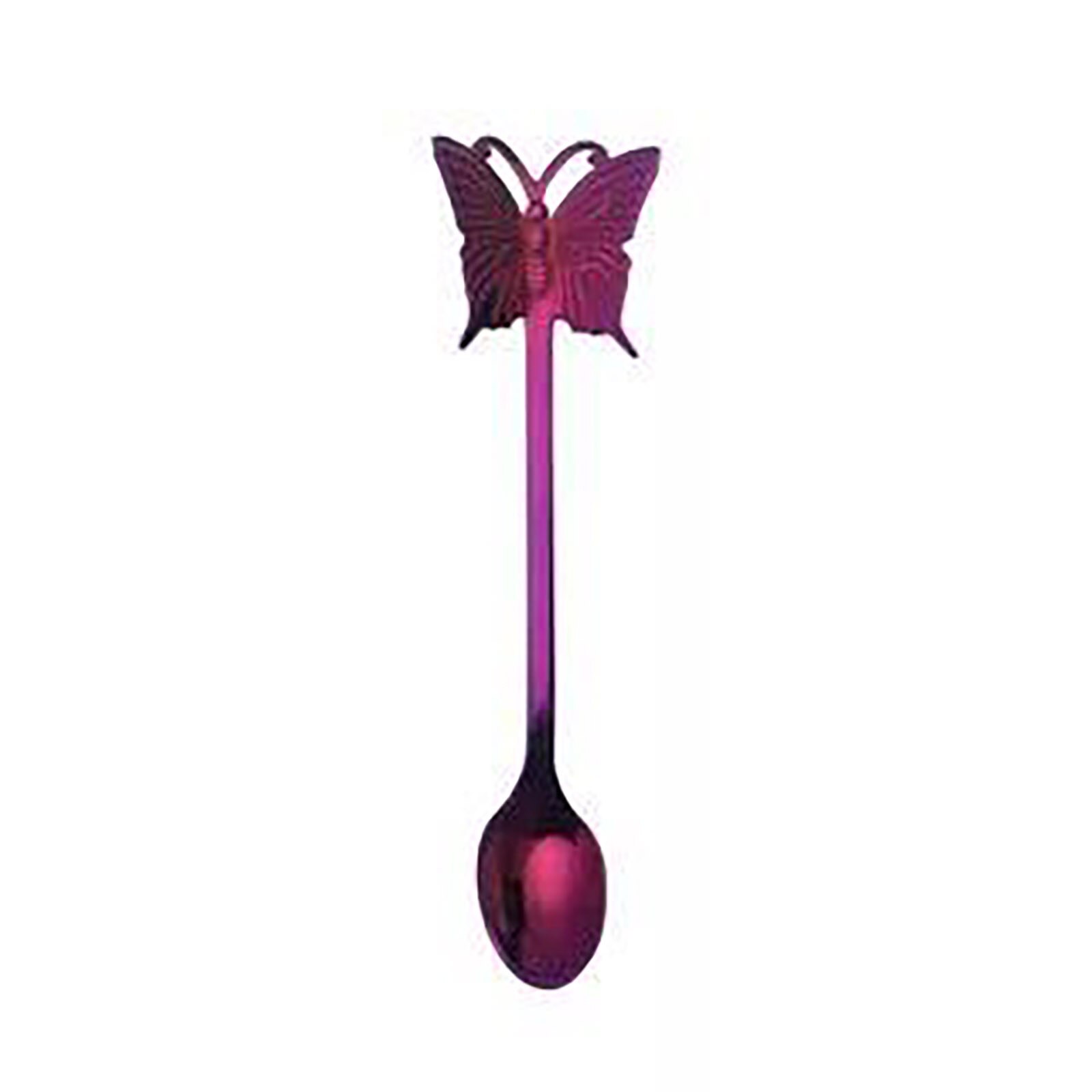 Vlinder Lepel Meerdere Kleuren Rvs Dessert Taart Thee Set Koffie Afternoon Tea Lepel Keuken Accessoires 10Cm: M