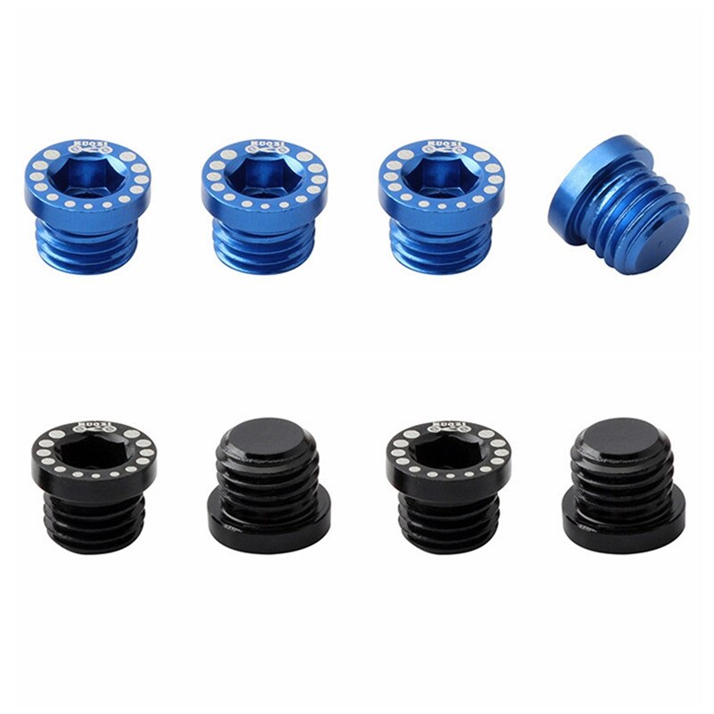 Tuerca de tornillo de Freno de bicicleta de montaña de aleación de aluminio V, tornillo de freno M10, instalación ultraligera, pernos, tuercas, hebilla giratoria, 4 Uds.