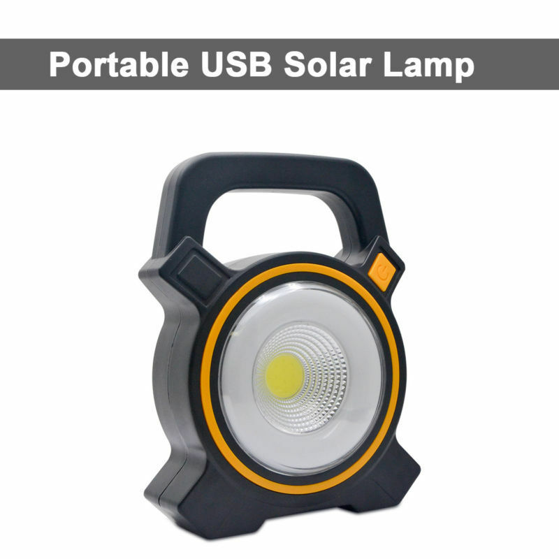 Oplaadbare 30 W COB LED Flood Light Outdoor Tuin Werken Spot Lamp USB Solar