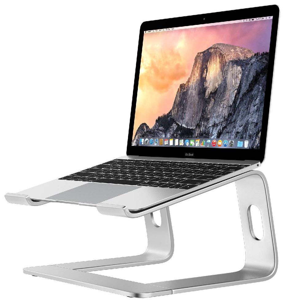 Universal Notebook Stand For MacBook air pro all Laptop Computer Stand Adjustable Bracket Portable Tablet Support: Silver