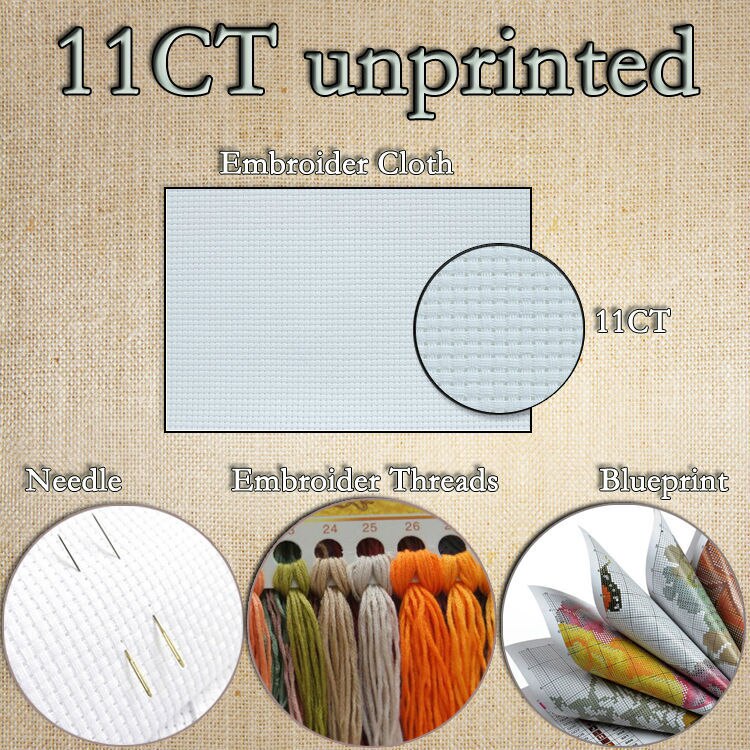 Häst apa rik diy djurmålning räknat tryck på duk dmc 14ct 11ct kinesiska korsstygn handarbetsset broderisatser