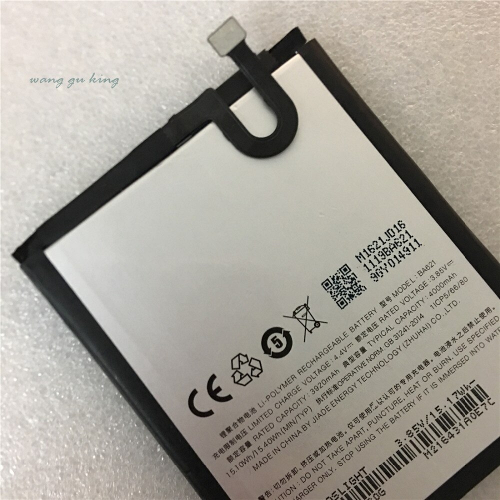 battery for Meizu M5 Note Battery BA621 Compatible MeiBlue M5 Note 5 Mobile Phone Batterie 4000mAh