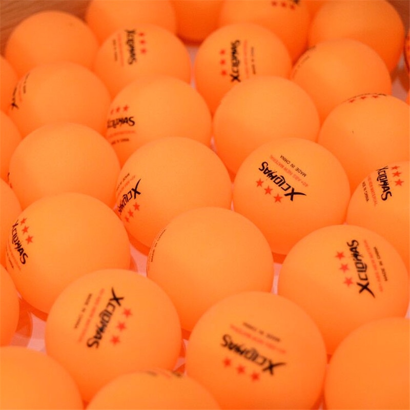 30/50/100Pcs Xclohas Materiaal 3 Ster Standaard Tafeltennis Ballen Met Abs Plastic Ping Pong ballen Concurrentie Training Ballen