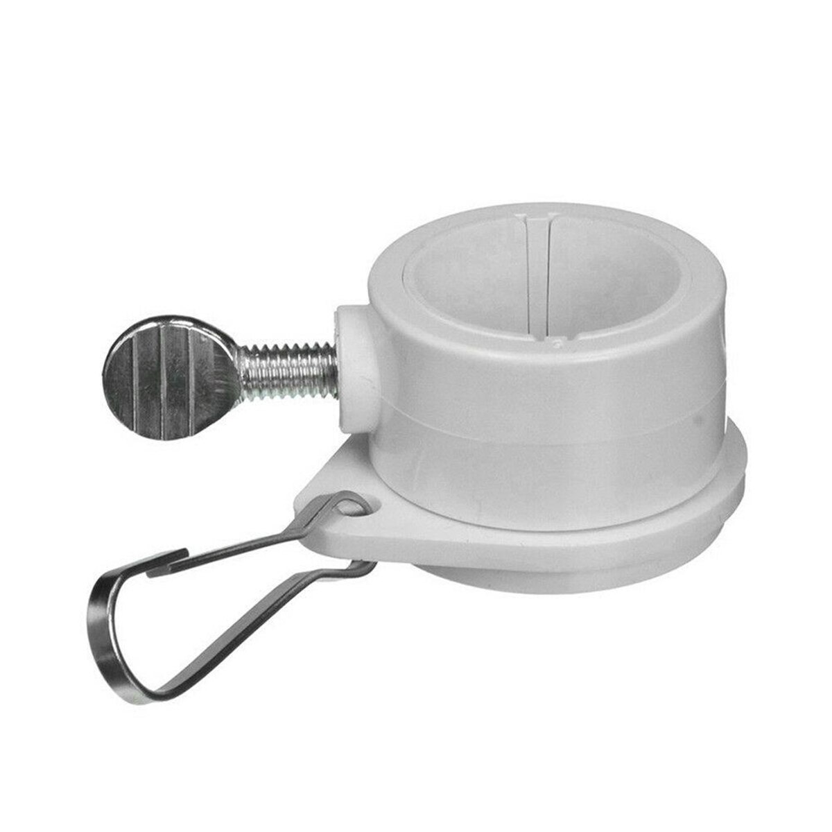 2Pcs Flagpole Ring 1 \ \ \ "Dia Flag Pole Mount Home Room Garden Clamp Mount