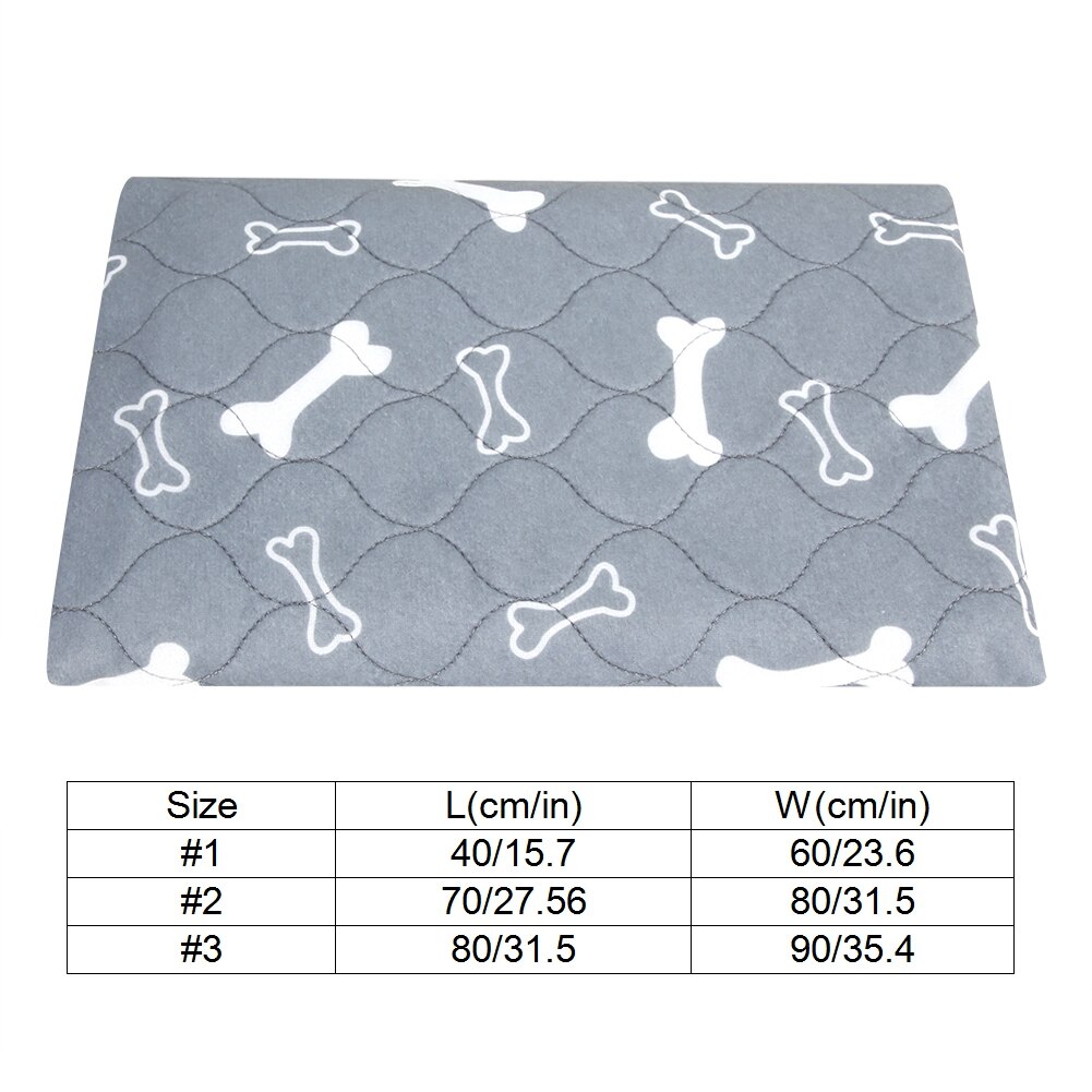 Neue Welpen Hund Katze Pee Bett Pad Teppich Urin Haustier Trainging Matte Schutz Abdeckung Wasser Absorbieren Wasserdichte Pad wiederverwendbar Grau