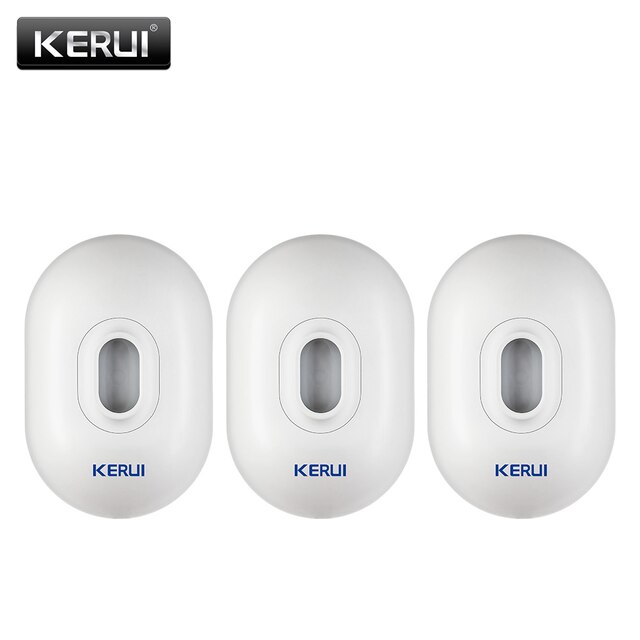 Kerui trådløs vandtæt infrarød sensor udendørs bevægelsesdetektion justerbar detekteringsvinkel sikkerhedsalarm  p861 bevægelsessensor: P861 3 stk