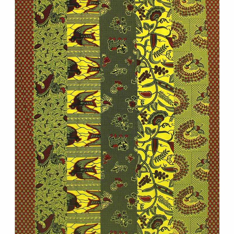 Tela de algodón encerado de estilo africano Nederlands , , tela de algodón, Material de tela africana de , 6 yardas