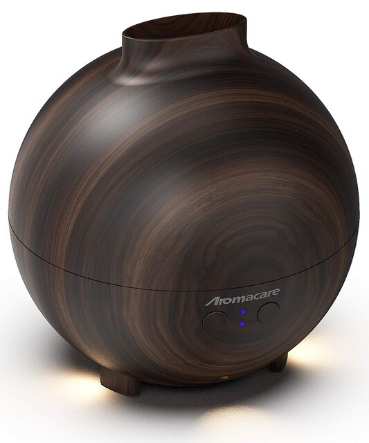 Humidificateur d&#39;air ultrasonique de 600ml, diffuseur d&#39;arôme pour chambre de bébé et bureau, pour huile essentielle avec aromathérapie, Purification de l&#39;air: UK