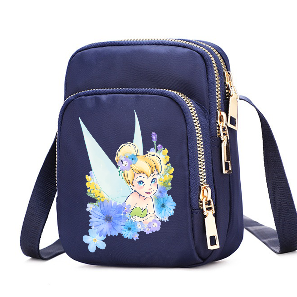 Tinker Bell mobiele telefoon portemonnee crossbody tas voor schoudertassen grote draagtas dames onderarmhandtassen vrouwelijk meisje