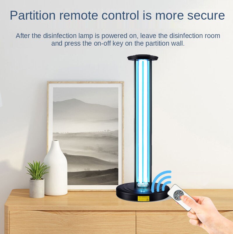 UV Disinfection Desk Lamp Ozone Germicidal Lamp Timed Remote Control Bedroom School Kindergarten Disinfection and Sterilization