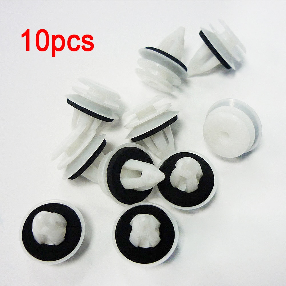 Door Panel Clips, Tookie 10Pcs Universal Auto Fastener Clip Car Door Trim Bumper Clips Plastic Rivet