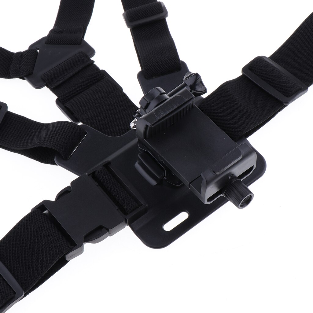 Adjustable Mobile Phone Chest Mount Harness Strap Holder Universal Chest Body Harness Phone Clip Holder for Cellphones