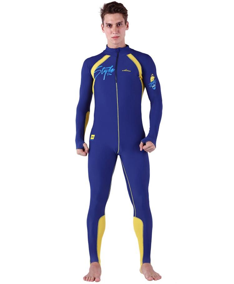 Men Rash Guard lycra dive wear Swimwear One-piece Diving Suits Rashguard Shirt Wetsuits Male Plus Size 3xl 4xl 5xl: NL735N yellow / XL