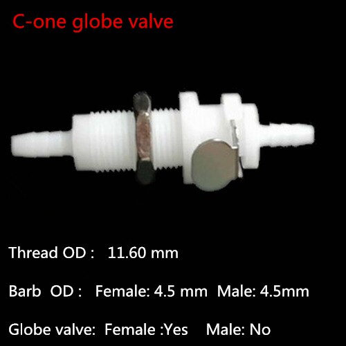 CPC Quick-Disconnect Hose Barb Quick Connector: 5