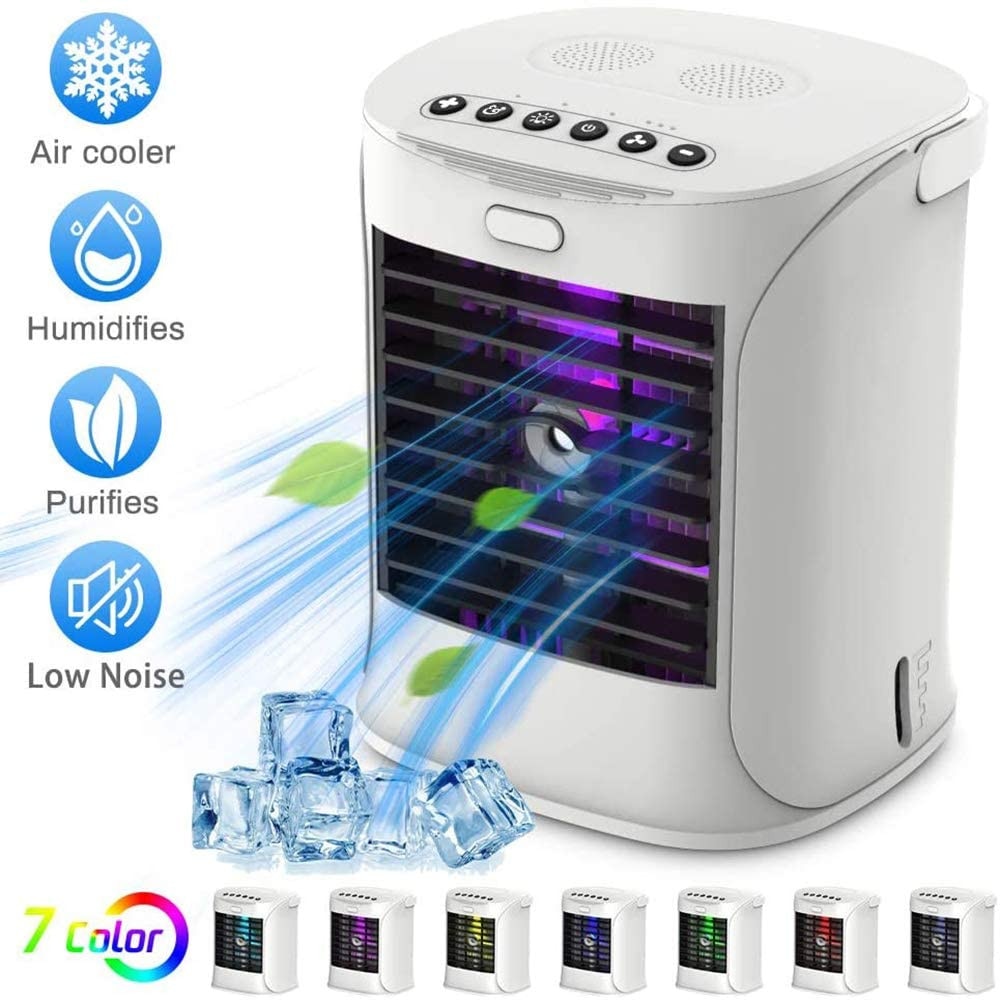 Portable Mini Air Conditioner Fan Usb Charging Multifunction Mobile Air Conditioning Purification Fan Home Air Cooler Fans#gb40