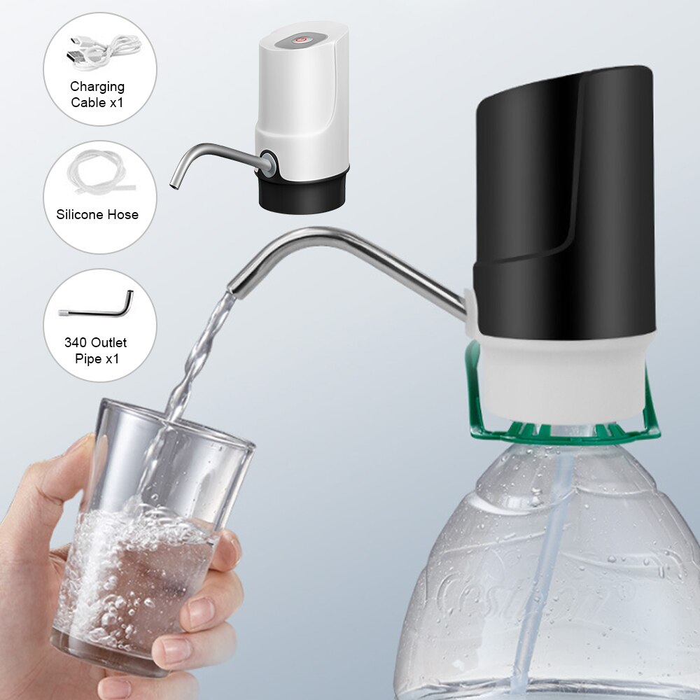 USB Charging Automatic Drinking Water Pump Portable Electric Water Dispenser Water Bottle Pumping Device Water Bottle Pump