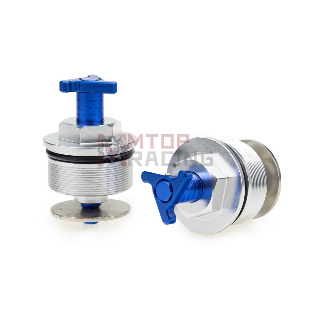 Tapas de horquilla de precarga para Yamaha XJ6, , , , 41mm, tornillos de horquilla ajustables triangulares