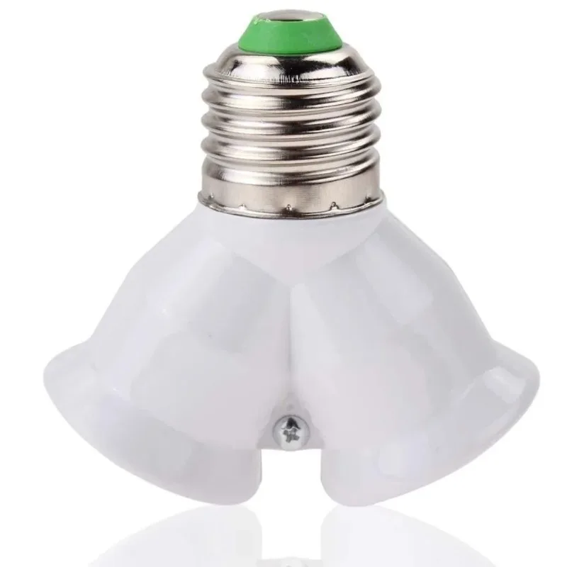 Schroef E27 LED Base Light Lamp Socket E27 Naar 2-E27 Splitter Adapter Lamphouder E27 Socket Lamphouder