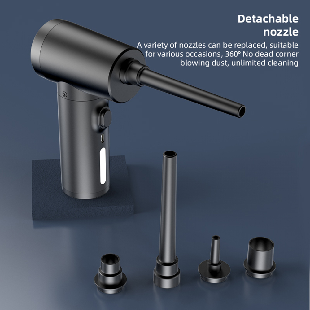 Compressed Air Can Keyboard Dust Blower 50000RPM Wind for Car/Home Computer Laptop Car Keyboard Keycaps Window Dust Cleaner