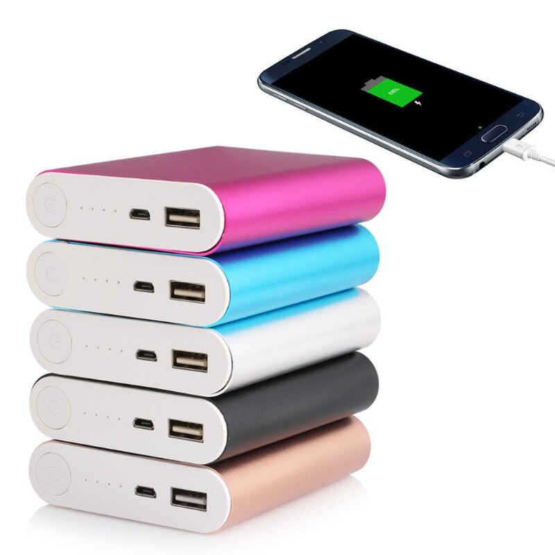 5V 1A USB 4X 18650 Batterie externe Étui Batterie Chargeur Bricolage Boîte POUR Téléphone Intelligent X6HB