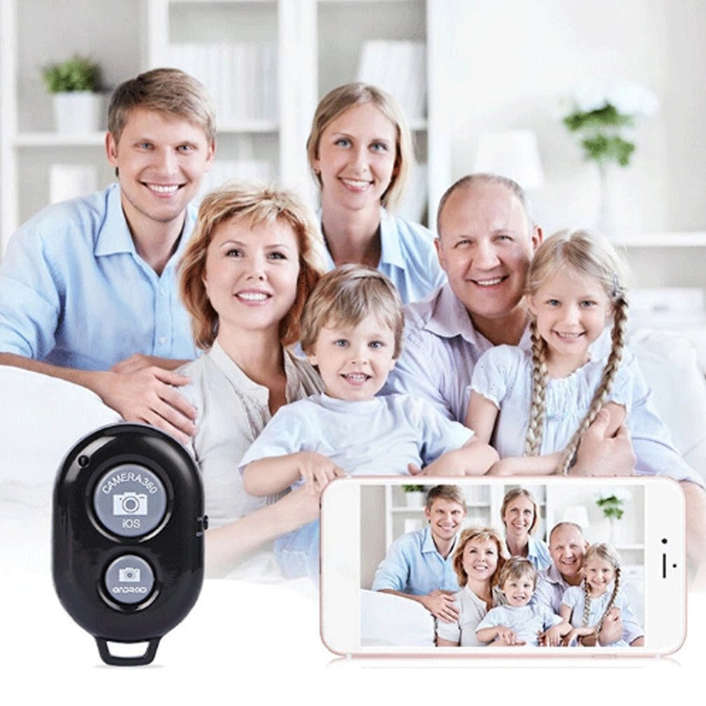 Wiereless Phone Self Timer Shutter Button for IOS Android Phone Selfie stick Shutter Release Wireless Remote Control