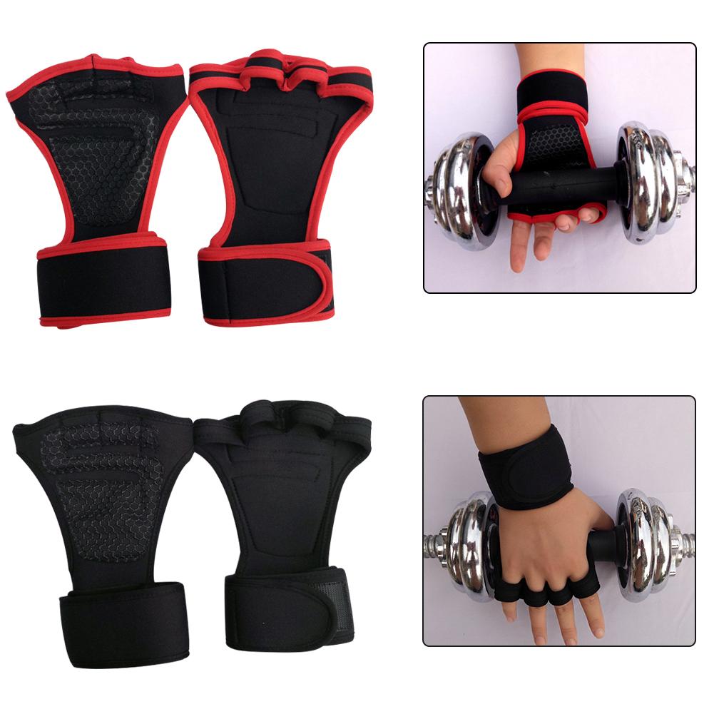 1 Paar Gym Handschoenen Zware Gewicht Sport Oefening Gewichtheffen Handschoenen Body Building Training Sport Fitness Handschoenen