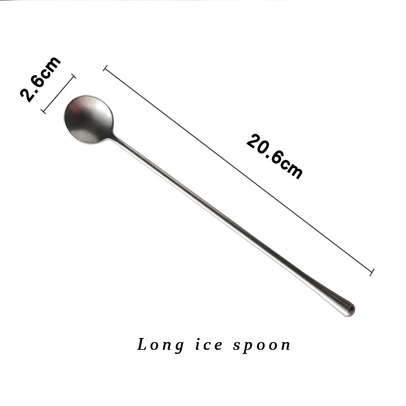 Silber 304 Edelstahl Westlichen Besteck einstellen retro Abendessen Messer Gabel Löffel einstellen Spezielle Gabeln Kaffee Tee Löffel Obst Gabel: Blau