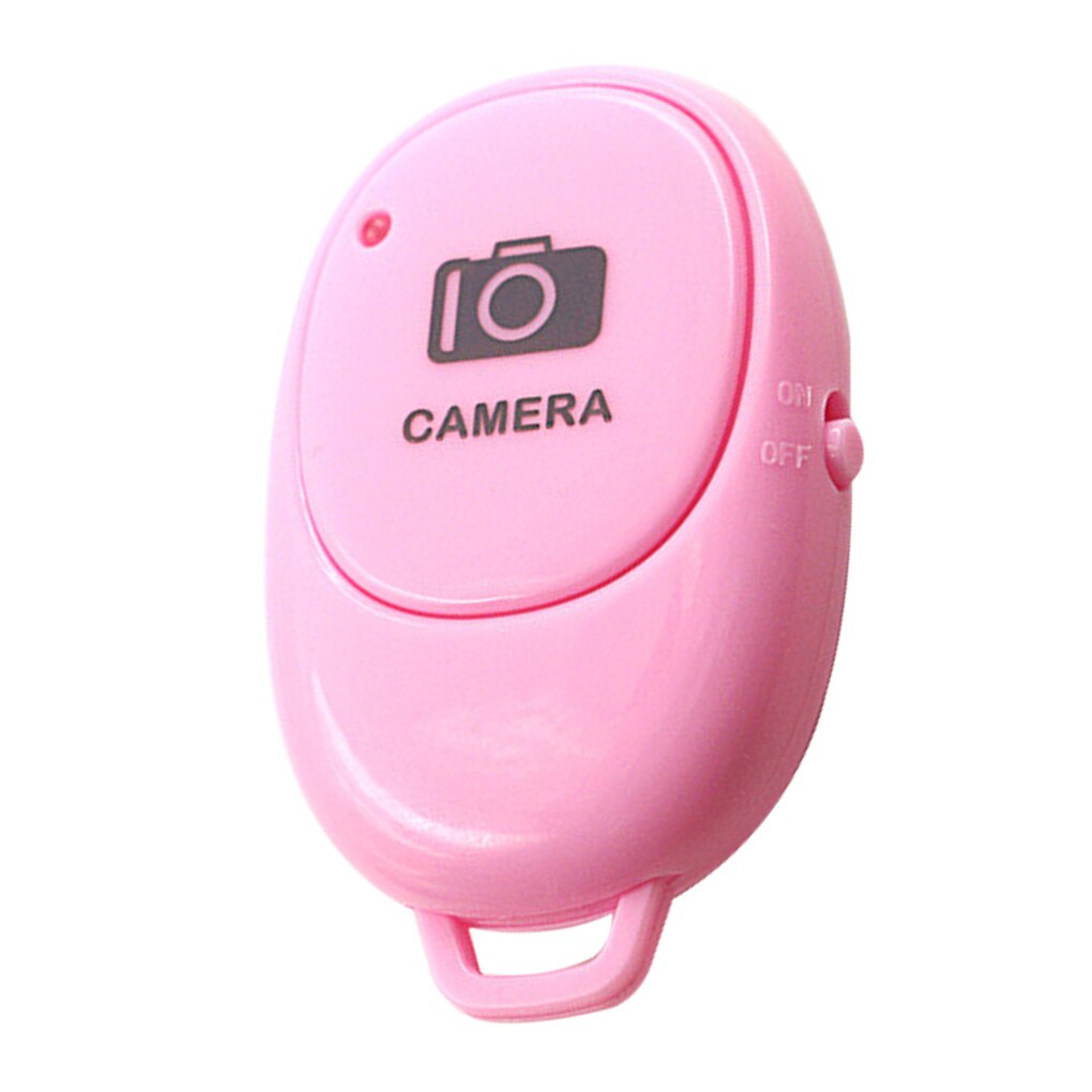Mini Bluetooth Fernbedienung Geschmack kabellos Regler Selbstauslöser Kamera Stock Auslöser Telefon Selfie für ios / Android: Rosa