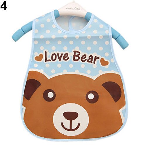 Pudococo schattige babyjongens en meisjes, kinderslabbetjes, waterdichte speekselhanddoek, cartoon slabbetje, voedingsbandana, babyverzorgingstools, slabbetjes met dierenafbeelding: Legergroen