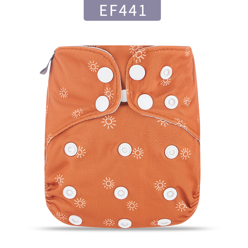 Elinfant reusable waterproof within 6kg newborn baby diaper dry fast suede cloth AIO pocket cloth diaper: EF441