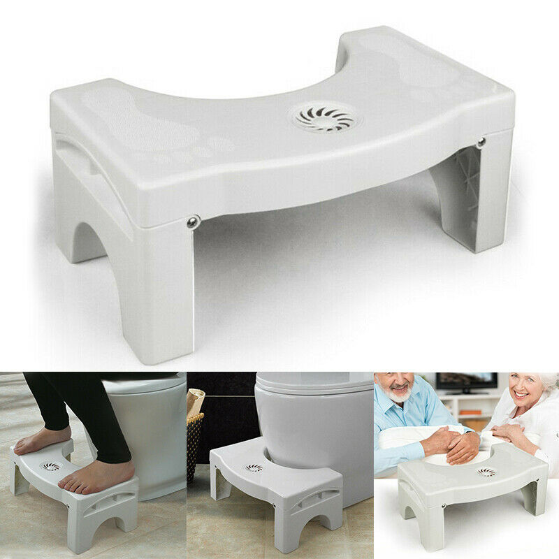 Aid Squatty Toilet Step Foot Stool Potty Help Prevent Constipation Bathroom