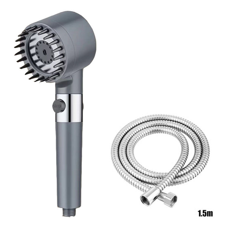 Filtro de ducha, cuatro modos, accesorios de baño, cabezal de masaje, cabezal de ducha lleno para cabezales de ducha, perillas, piezas de duchas, accesorio para el hogar