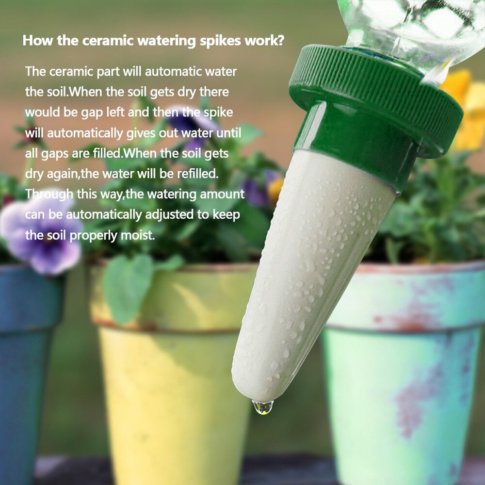 4Pcs Plant Waterer Self Plant Watering Devices For Potted Flower Drip Lrrigation Garden Sprinklers Tools